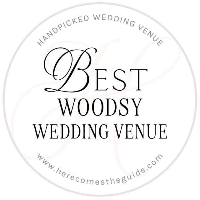 Here Comes The Guide - Best Woodsy Wedding Venue Badge