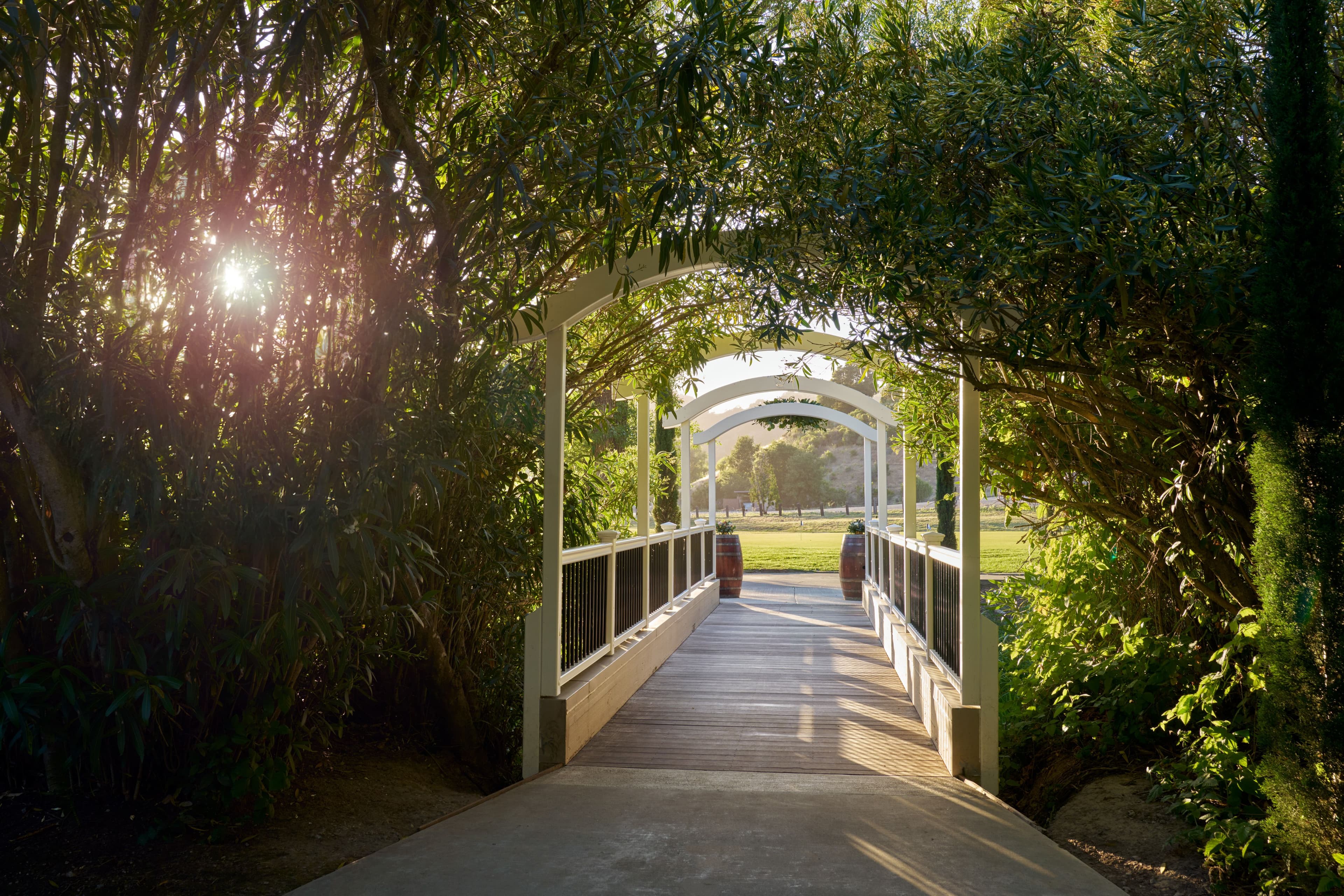 Redwood Canyon by Wedgewood Weddings Canyon Bridge Tunnel