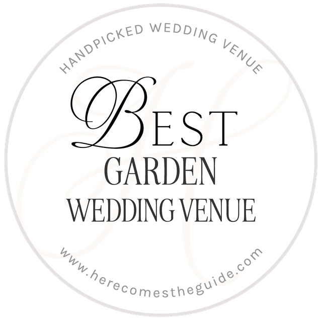 Here Comes The Guide - Best Garden Wedding Venue Badge