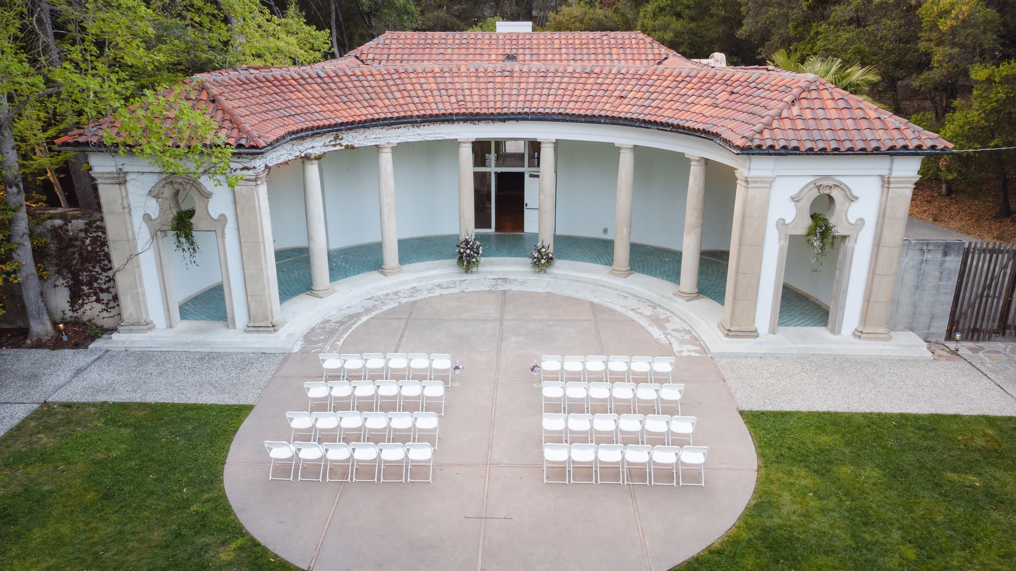 Hacienda de las Flores by Wedgewood Weddings Aerial