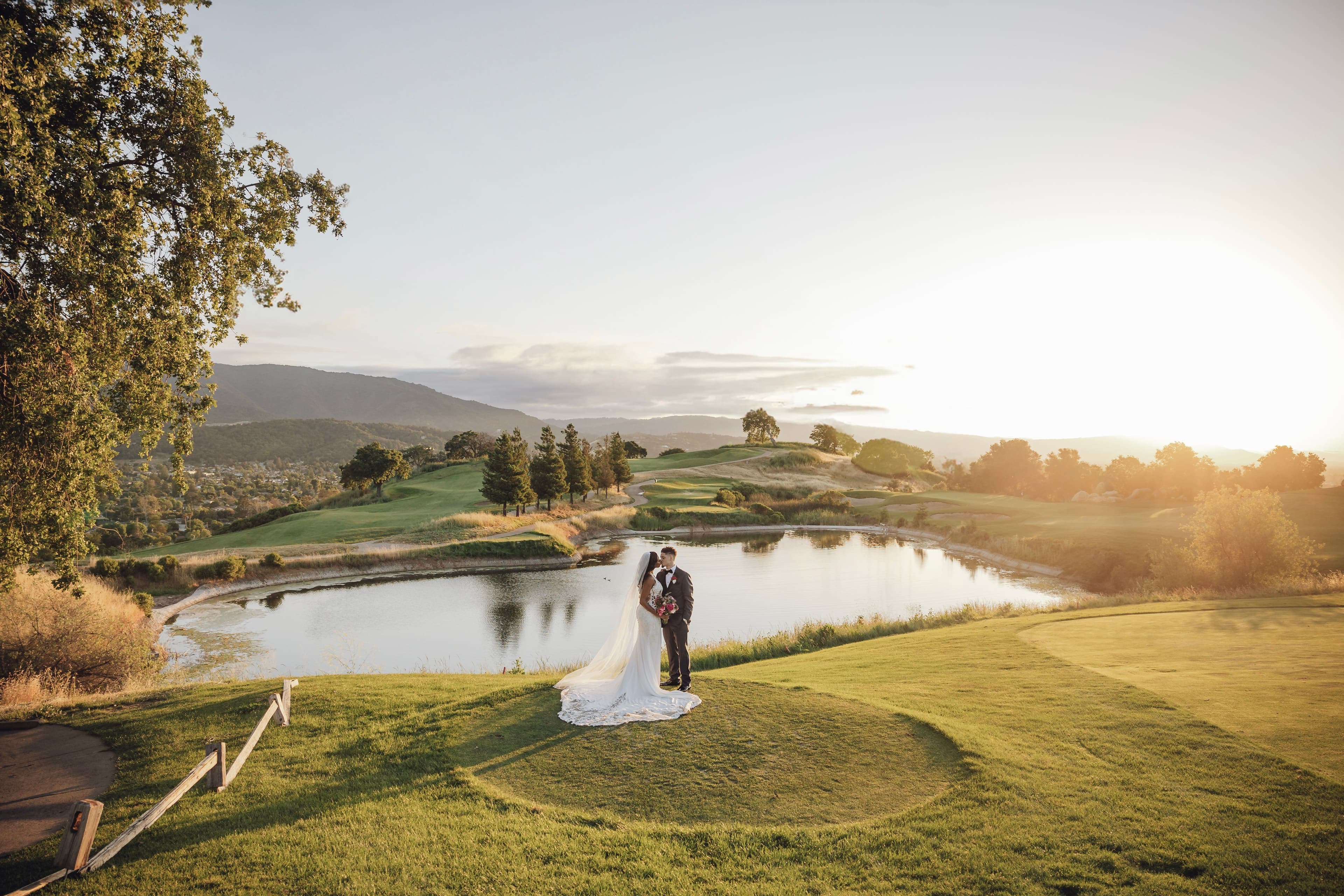 Boulder Ridge by Wedgewood Weddings Golf Course Couple
