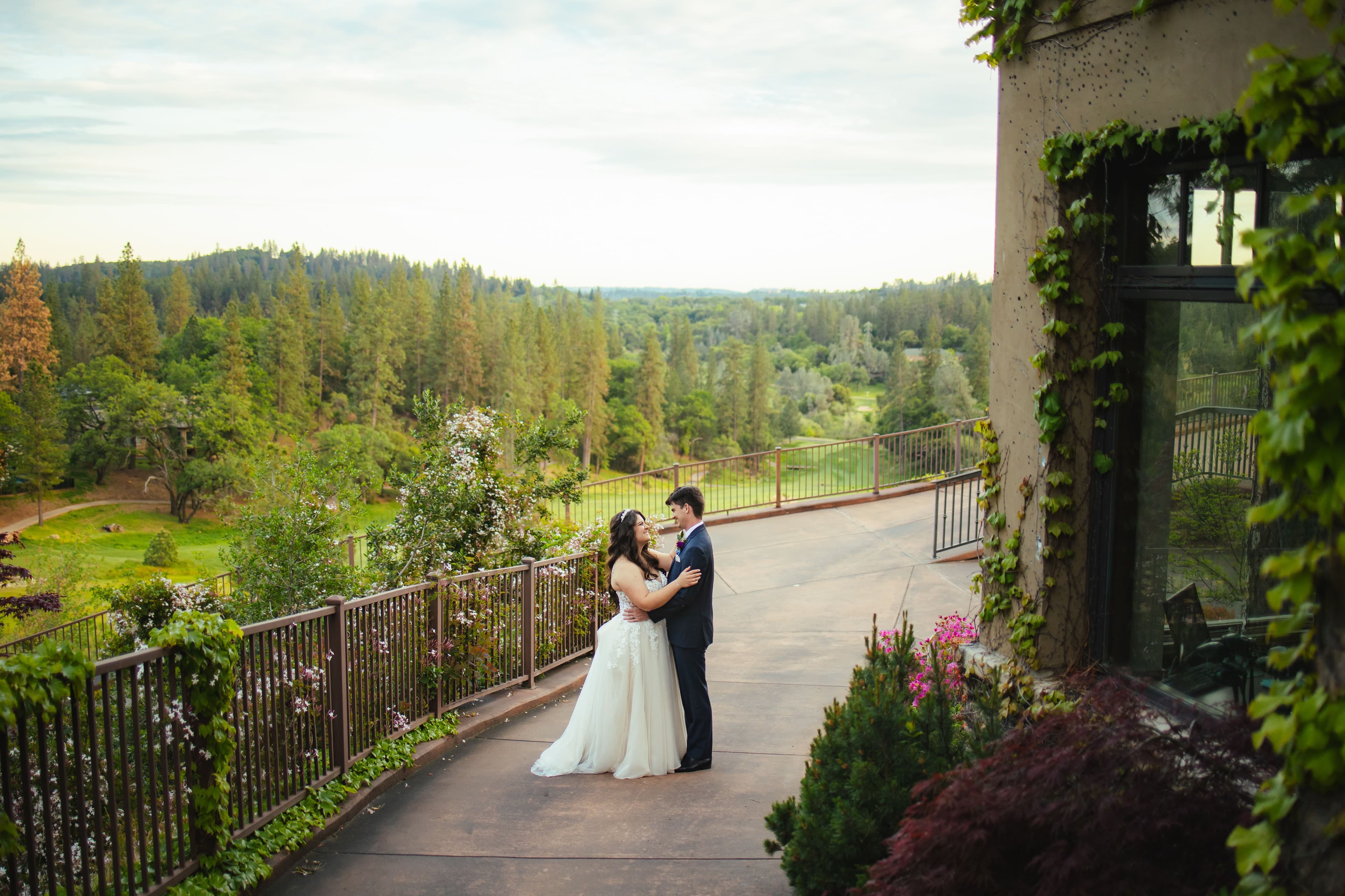 Winchester Estate by Wedgewood Weddings Patio Couple
